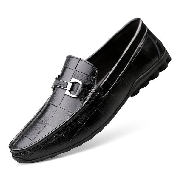 New Men Shoes Leather Genuine Casual Loafers Men Moccasins Shoes