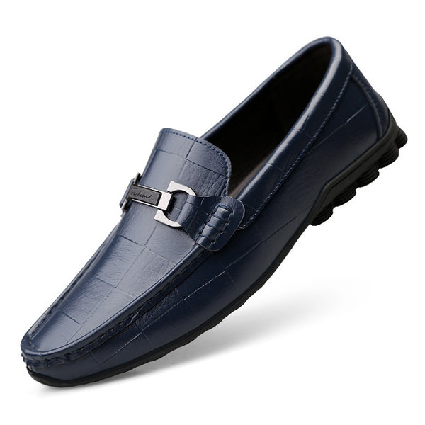 New Men Shoes Leather Genuine Casual Loafers Men Moccasins Shoes
