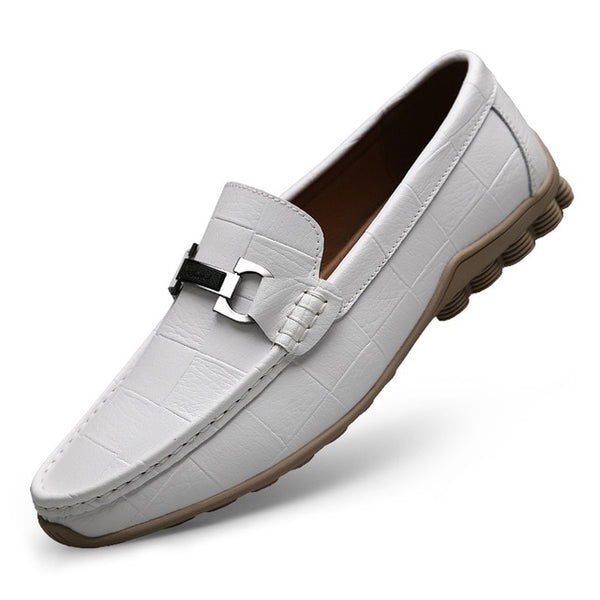 New Men Shoes Leather Genuine Casual Loafers Men Moccasins Shoes