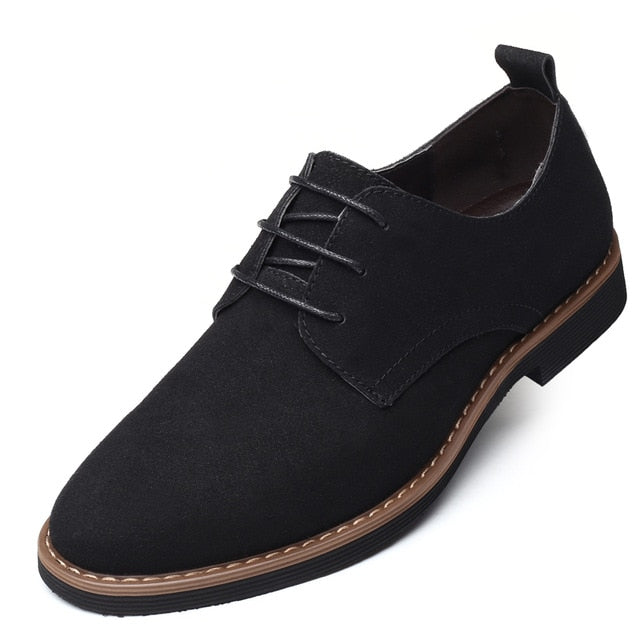 2020 High Quality Suede Leather Soft Shoes Men Loafers Oxfords