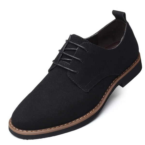 2020 High Quality Suede Leather Soft Shoes Men Loafers Oxfords