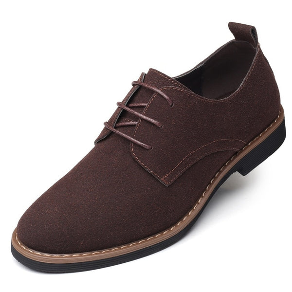 2020 High Quality Suede Leather Soft Shoes Men Loafers Oxfords