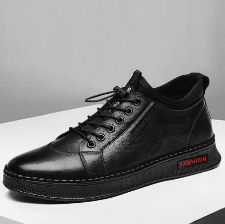 Men's PU Leather Business Casual Shoes for Man Outdoor