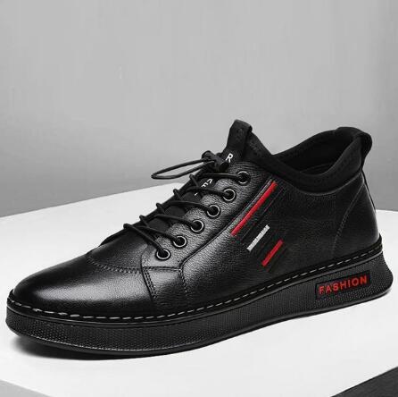 Men's PU Leather Business Casual Shoes for Man Outdoor